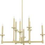 Briargrove Chandelier - Modern Brass