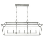 Laurel Ridge Linear Chandelier - Brushed Nickel