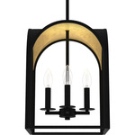 Dukestown Pendant - Natural Iron / Gold Leaf