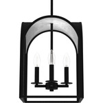 Dukestown Pendant - Natural Iron / Silver Leaf