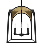 Dukestown Pendant - Natural Iron / Gold Leaf