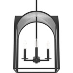 Dukestown Pendant - Natural Iron / Silver Leaf