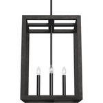 Squire Manor Pendant - Matte Black / Dark Ash