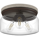Devon Park Ceiling Light - Onyx Bengal / Clear