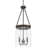 Devon Park Pendant - Onyx Bengal / Clear