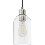 Lochemeade Pendant - Brushed Nickel / Seeded