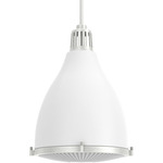 Bluff View Pendant - Brushed Nickel / Fresh White