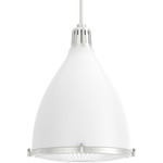 Bluff View Pendant - Brushed Nickel / Fresh White