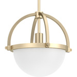 Wedgefield Pendant - Alturas Gold / Frosted