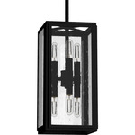 Felippe Pendant - Natural Iron / Clear Seeded