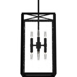 Felippe Pendant - Natural Iron / Clear Seeded