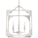 Highland Hill Pendant - Distressed White