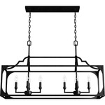 Highland Hill Linear Chandelier - Rustic Iron