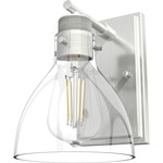 Van Nuys Wall Sconce - Brushed Nickel / Clear