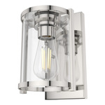Astwood Wall Sconce - Polished Nickel / Clear