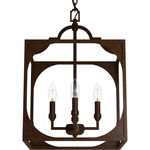 Highland Hill Pendant - Textured Rust