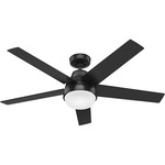 Aerodyne Smart Ceiling Fan with Light - Matte Black / Matte Black