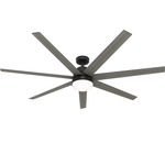Phenomenon Smart Ceiling Fan with Light - Matte Black / Dark Gray Oak