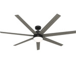 Phenomenon Smart Ceiling Fan with Light - Matte Black / Dark Gray Oak