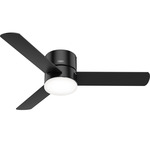 Minimus Ceiling Fan with Light - Matte Black / Matte Black / American Walnut