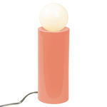Ceramic Pillar Table Lamp - Gloss Blush