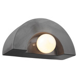 Crescent Wall Sconce - Gloss Grey