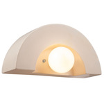 Crescent Wall Sconce - Matte White