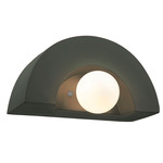 Crescent Wall Sconce - Pewter Green