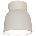 Ceramic Hourglass Ceiling Light Fixture - Bisque