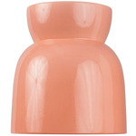 Ceramic Hourglass Ceiling Light Fixture - Gloss Blush