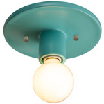 Ceramic Discus Ceiling Light Fixture - Reflecting Pool