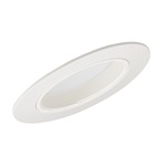 603 Series 6 Inch Super Slope Lensed Shower Trim - White / White Baffle