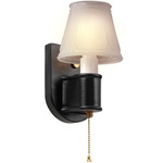 American Classics Nouveau Wall Sconce - Polished Brass / Vanilla Gloss