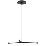 Dependant Circular Canopy for Pendants - Black