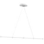 Dependant Linear Pendant Hanging Canopy - White