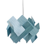 Escape Pendant - Black / Sea Blue