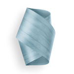 Orbit Wall Sconce - White / Sea Blue Wood