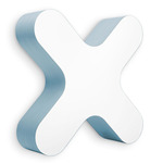 X-Club Wall / Ceiling Light - Sea Blue Wood