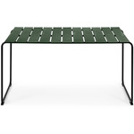 Ocean Long Table - Gunmetal / Green