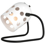 Dottie Desk Lamp - Black / White