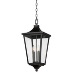 Sutton Place Vivex Outdoor Pendant - Black / Clear