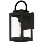 Nassau Vivex Outdoor Wall Sconce - Black / Clear