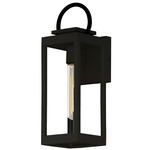 Nassau Vivex Outdoor Wall Sconce - Black / Clear