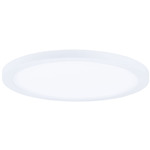 Wafer Round 120-277V 3000K Surface Light - White / White Polycarbonate