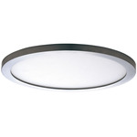 Wafer Round 120-277V 3000K Surface Light - Satin Nickel / White Polycarbonate