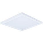 Wafer SQ 120-277V Wet Location Ceiling Light - White / White