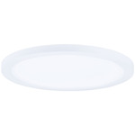 Wafer Round 120-277V 0-10V Dim 4000K Surface Light - White / White Polycarbonate