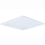 Wafer SQ 120-277V 4000K Wet Location Ceiling Light - White / White