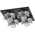 Shea Ceiling Light - Old Bronze / Clear