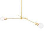 Gale Pendant - Aged Brass